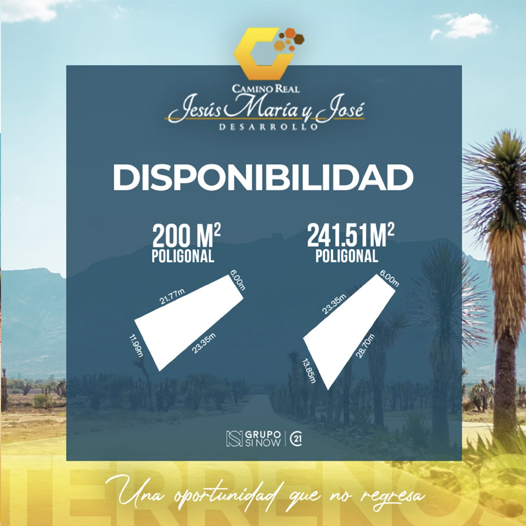 Terrenos residenciales a credito en slp